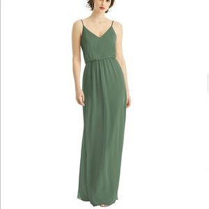 The Dessy Group Maxi Dress - Size 4 Vineyard Green